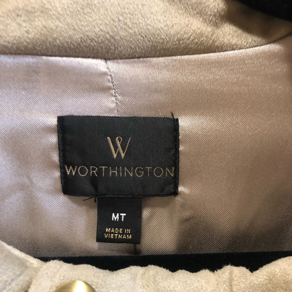 Women’s Worthingon Faux Suede Jacket TALL - Picture 2 of 9